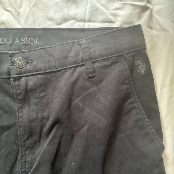 US Polo Assn. Men's Black Cargo Pants (34/32) - Picture 8 of 12